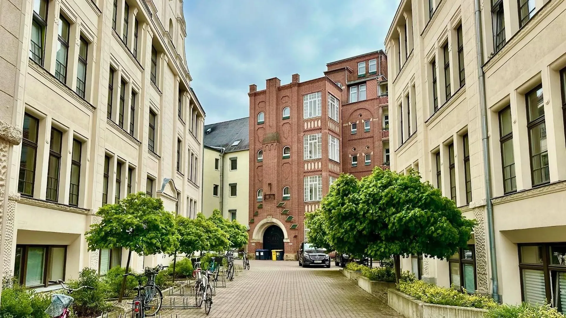 Apartment Meos 3 -Zentrum-Hofblick-Gym-Netflix Leipzig